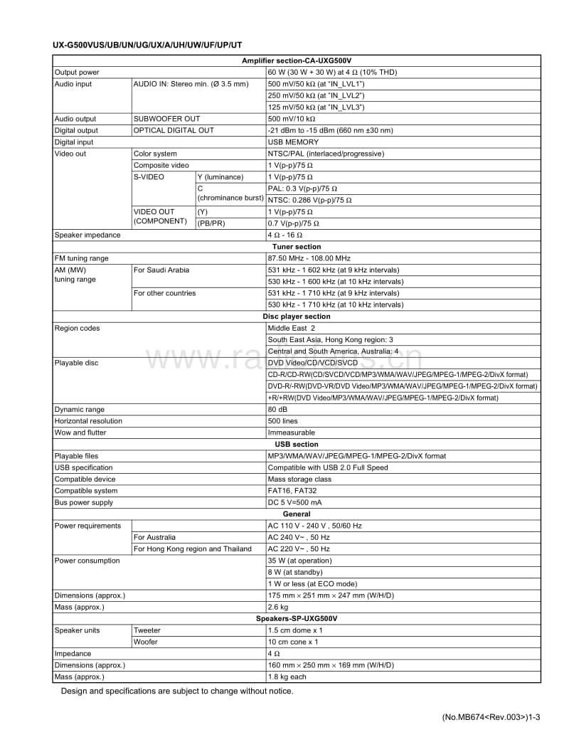 Jvc-UXG-500-Service-Manual电路原理图.pdf_第3页
