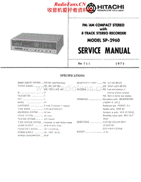 Hitachi-SP-2960-Service-Manual(1)电路原理图.pdf