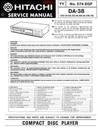 Hitachi-DA-38-Service-Manual电路原理图.pdf