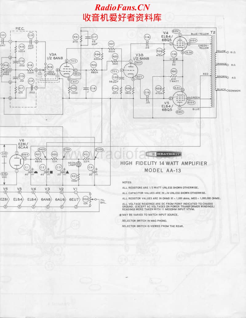 Heathkit-AA-13-Schematic电路原理图.pdf_第1页