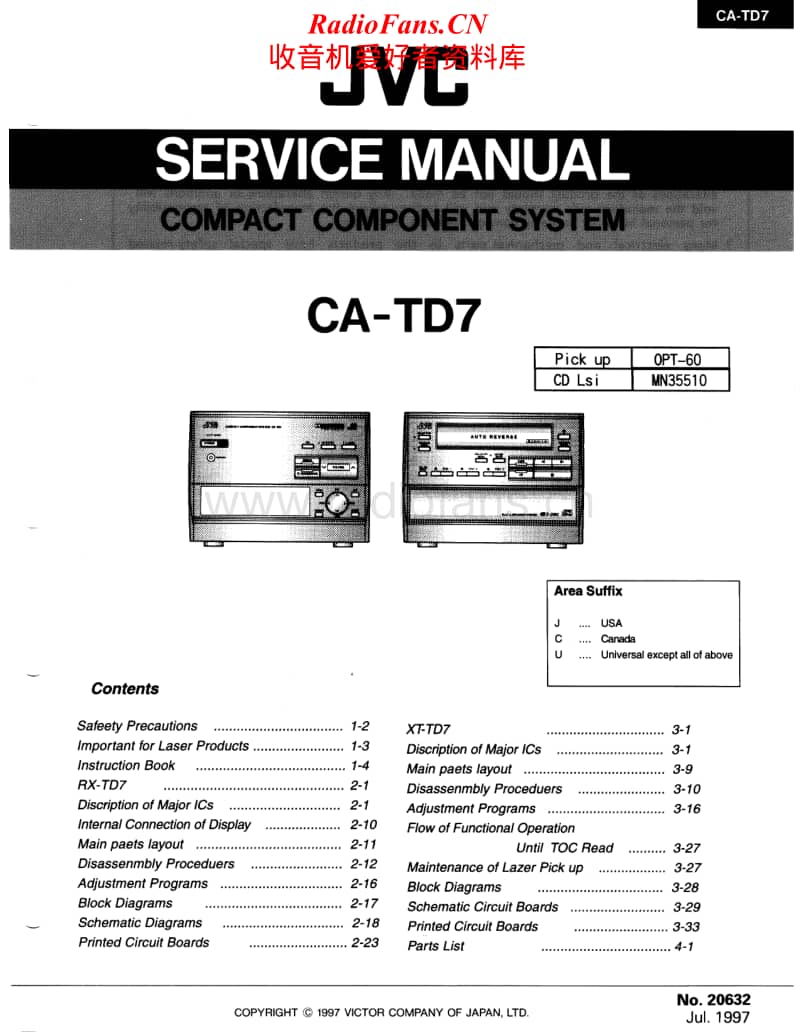 Jvc-CATD-7-Service-Manual电路原理图.pdf_第1页