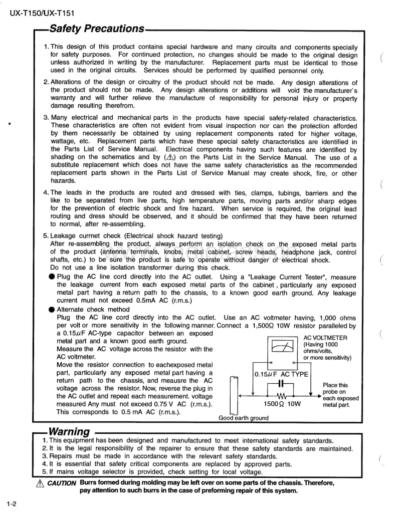Jvc-UXT-150-Service-Manual电路原理图.pdf_第2页