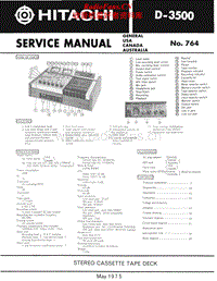Hitachi-D-3500-Service-Manual电路原理图.pdf