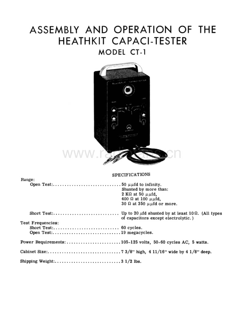 Heathkit-CT-1-Assembly-Manual-2电路原理图.pdf_第3页
