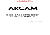 Arcam-D-100-Service-Manual电路原理图.pdf