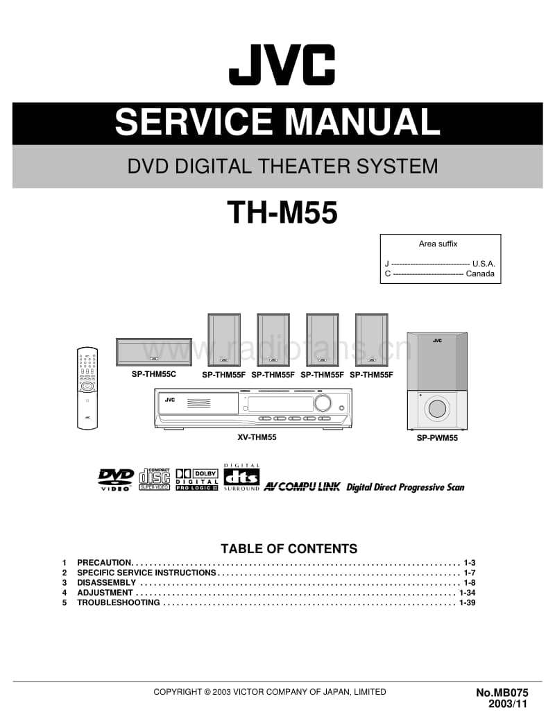 Jvc-THM-55-Service-Manual电路原理图.pdf_第1页