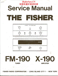 Fisher-X-190-Service-Manual电路原理图.pdf