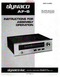 Dynaco-AF-6-Service-Manual电路原理图.pdf