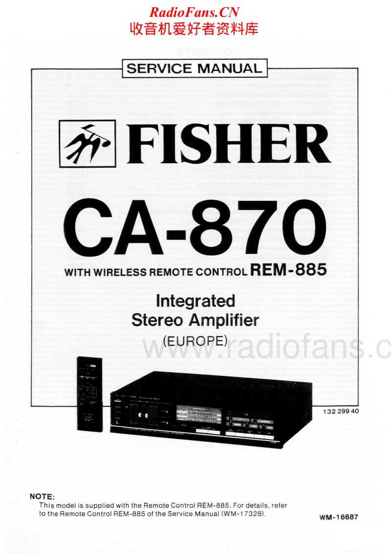 Fisher-CA-870-Service-Manual电路原理图.pdf_第1页