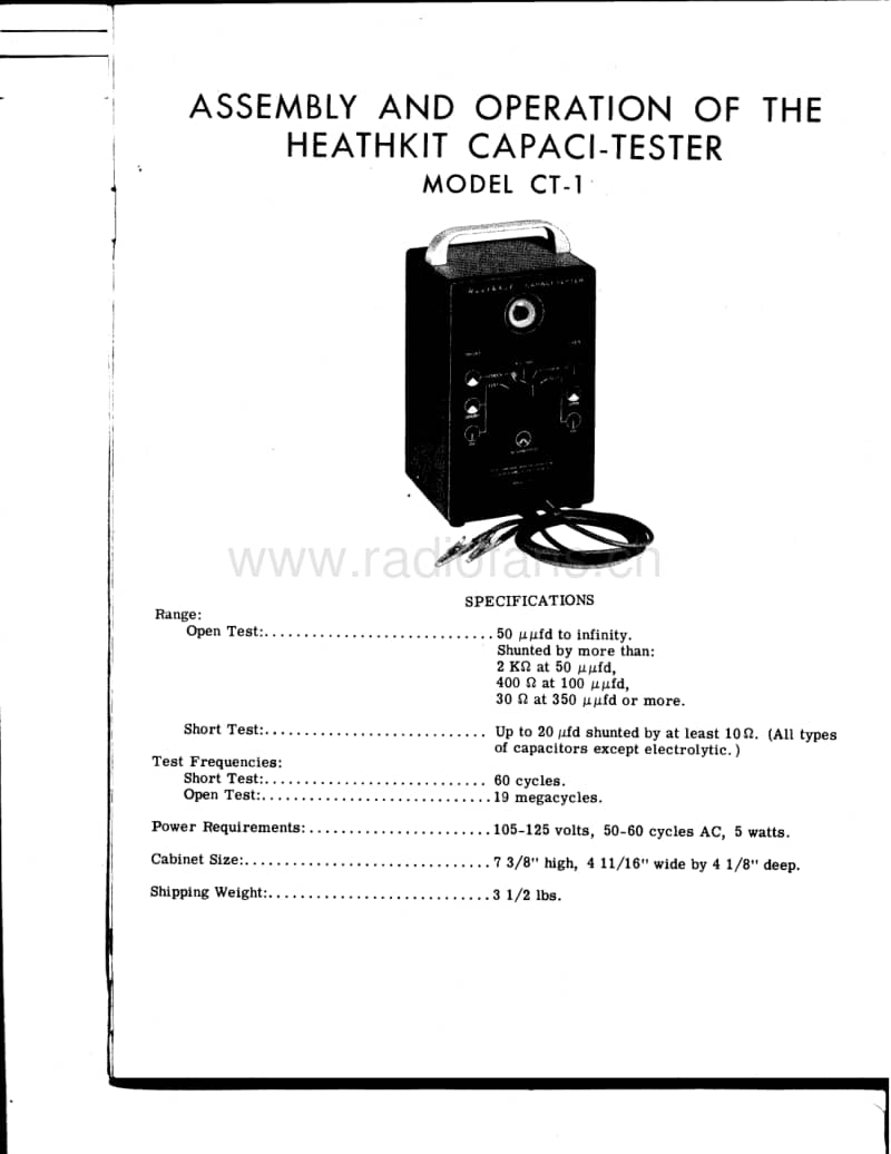 Heathkit-CT-1-Assembly-Manual电路原理图.pdf_第3页