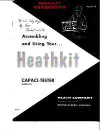 Heathkit-CT-1-Assembly-Manual电路原理图.pdf