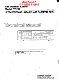 Harman-Kardon-TD-212-Service-Manual电路原理图.pdf