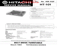 Hitachi-HT-101-Service-Manual电路原理图.pdf