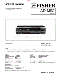 Fisher-ADM-92-Schematic电路原理图.pdf