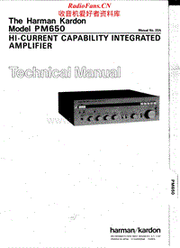 Harman-Kardon-PM-650-Service-Manual电路原理图.pdf