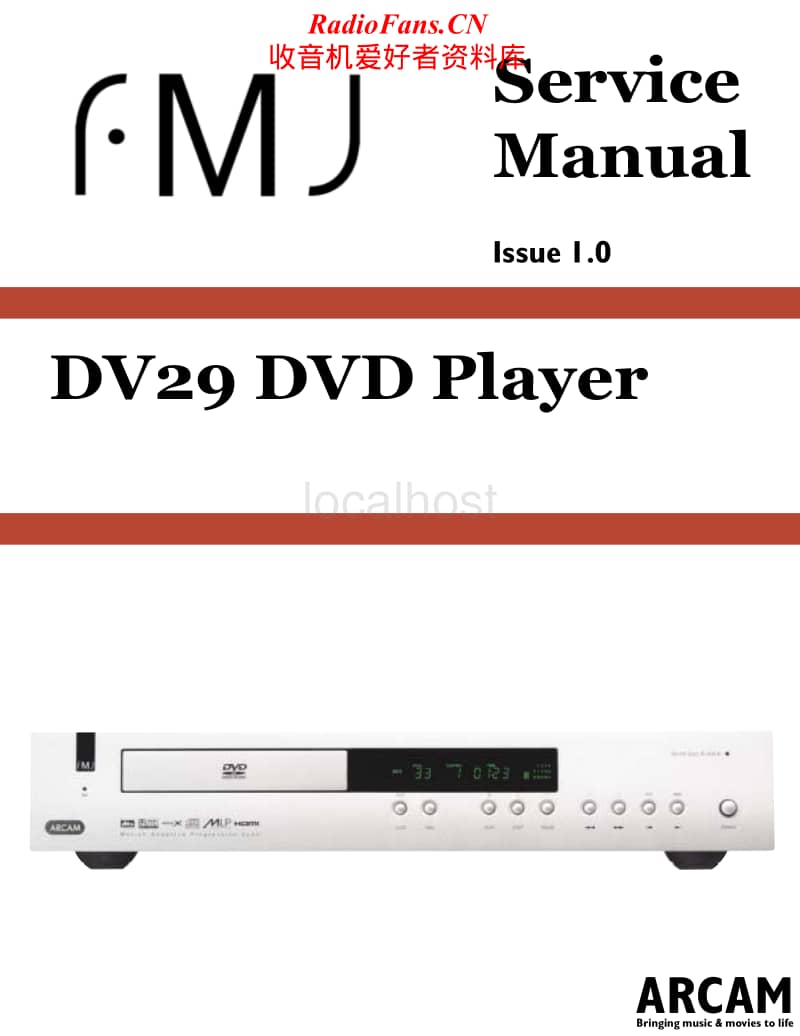 Arcam-DV-29-Service-Manual电路原理图.pdf_第1页