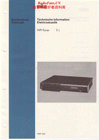 Braun-T-1-Service-Manual电路原理图.pdf
