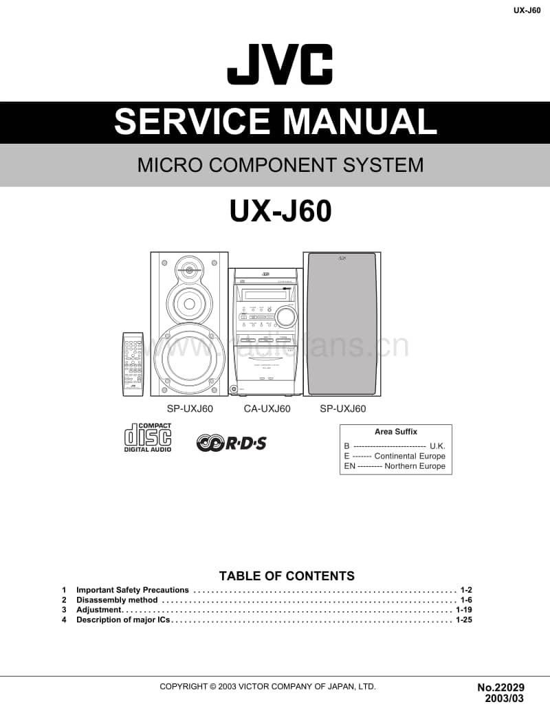 Jvc-UXJ-60-Service-Manual电路原理图.pdf_第1页