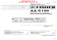Fisher-AXE-100-Service-Manual电路原理图.pdf