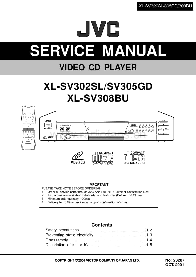 Jvc-XLSV-308-BU-Service-Manual电路原理图.pdf_第1页