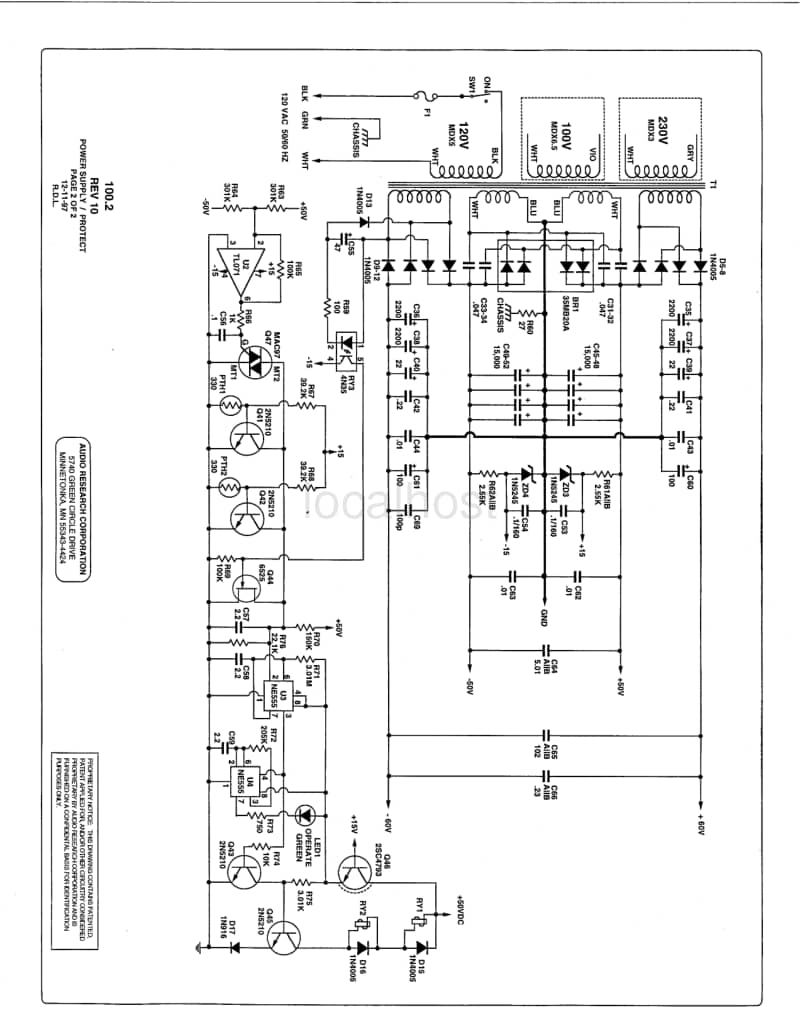 Audio-Research-100.2-Schematic电路原理图.pdf_第2页