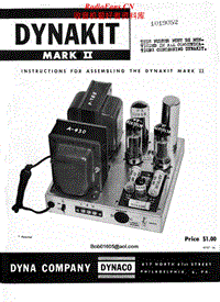 Dynaco-Dynakit-Mark-II-Owners-Manual电路原理图.pdf