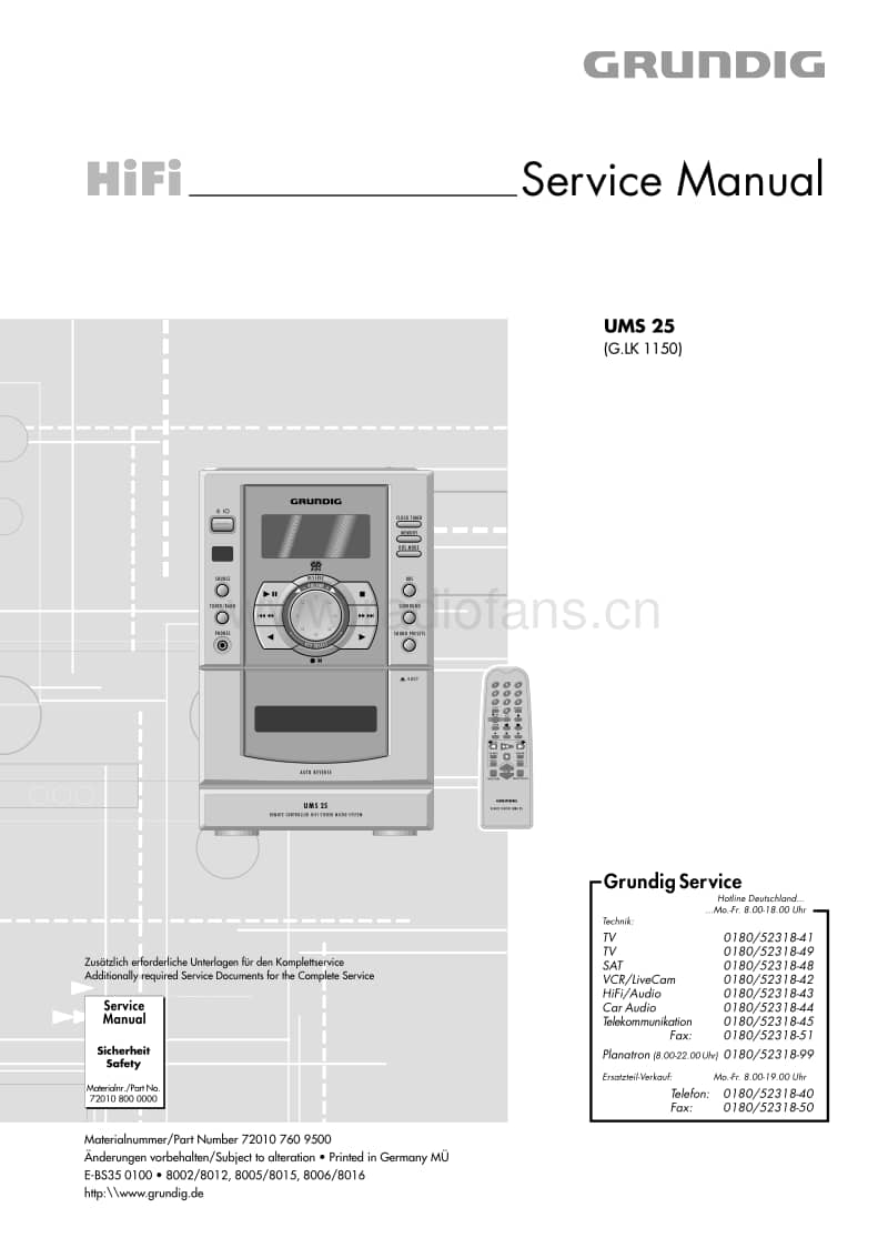 Grundig-UM-25-Service-Manual电路原理图.pdf_第1页
