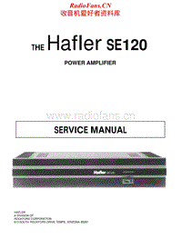 Hafler-SE-120-Service-Manual电路原理图.pdf