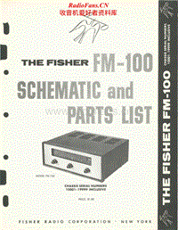 Fisher-FM-100-Schematic电路原理图.pdf