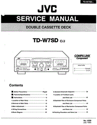 Jvc-TDW-7-SD-Service-Manual电路原理图.pdf