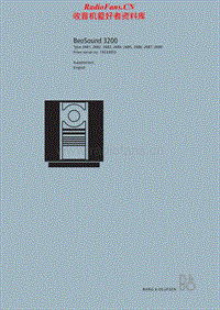 Bang-Olufsen-Beosound_3200-Service-Manual电路原理图.pdf