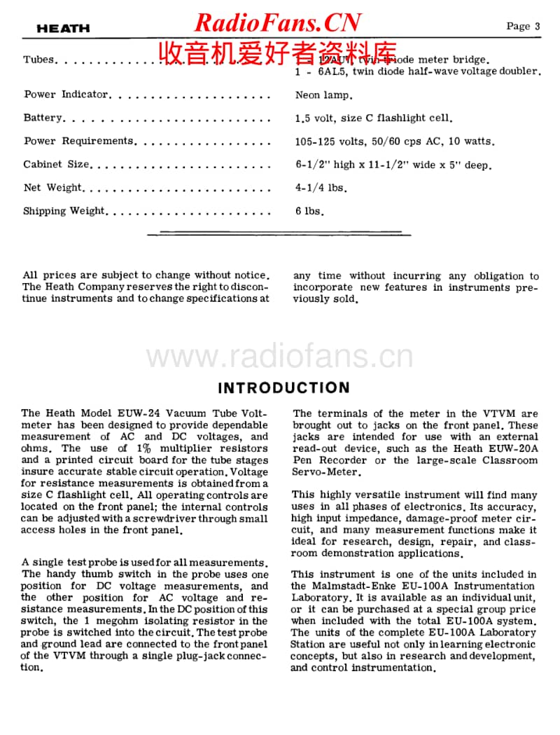 Heathkit-EUW-24-VTVM-Schematic电路原理图.pdf_第2页