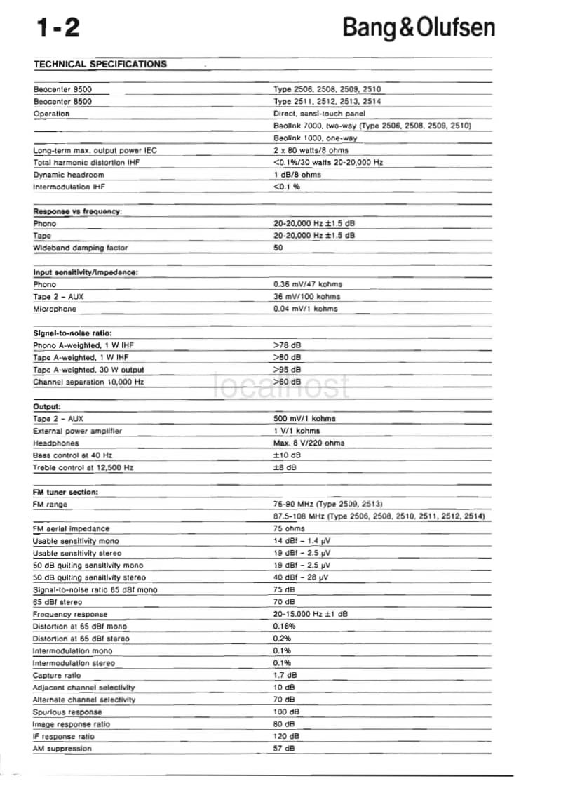Bang-Olufsen-Beocenter_8500-Service-Manual(1)电路原理图.pdf_第3页
