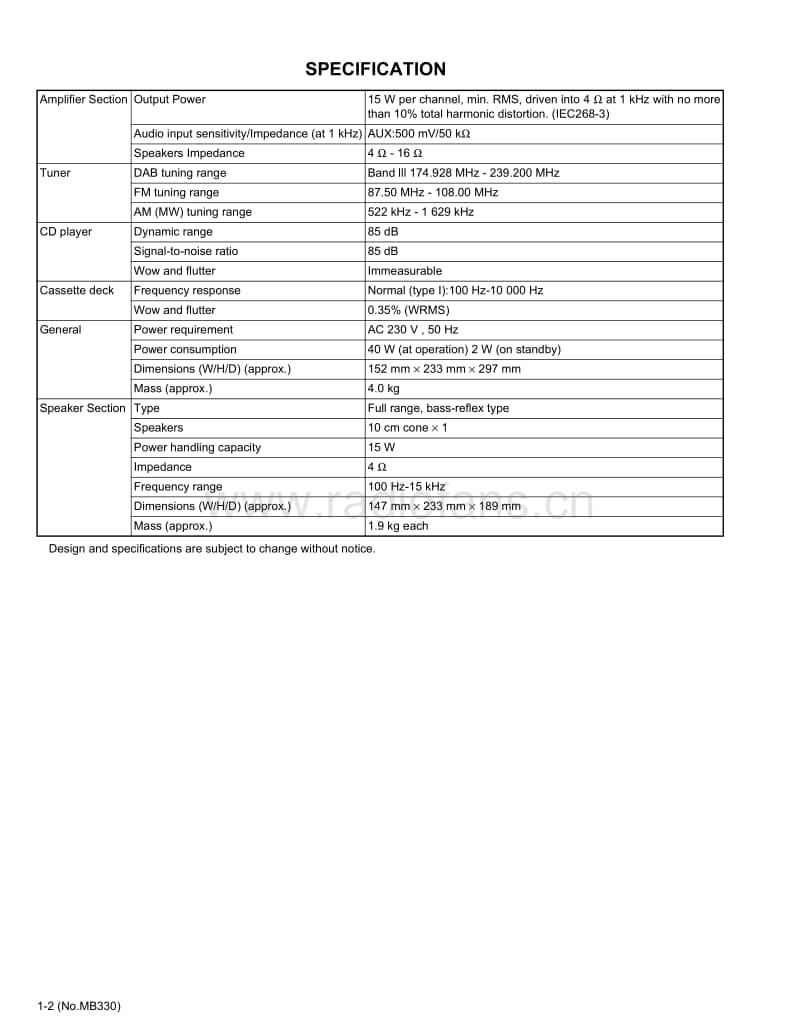 Jvc-UXHB-4-Service-Manual电路原理图.pdf_第2页