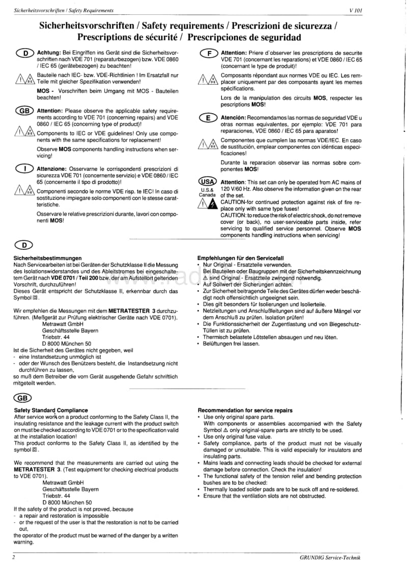 Grundig-V-101-Service-Manual电路原理图.pdf_第2页