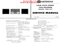 Hitachi-TRQ-737-Service-Manual电路原理图.pdf