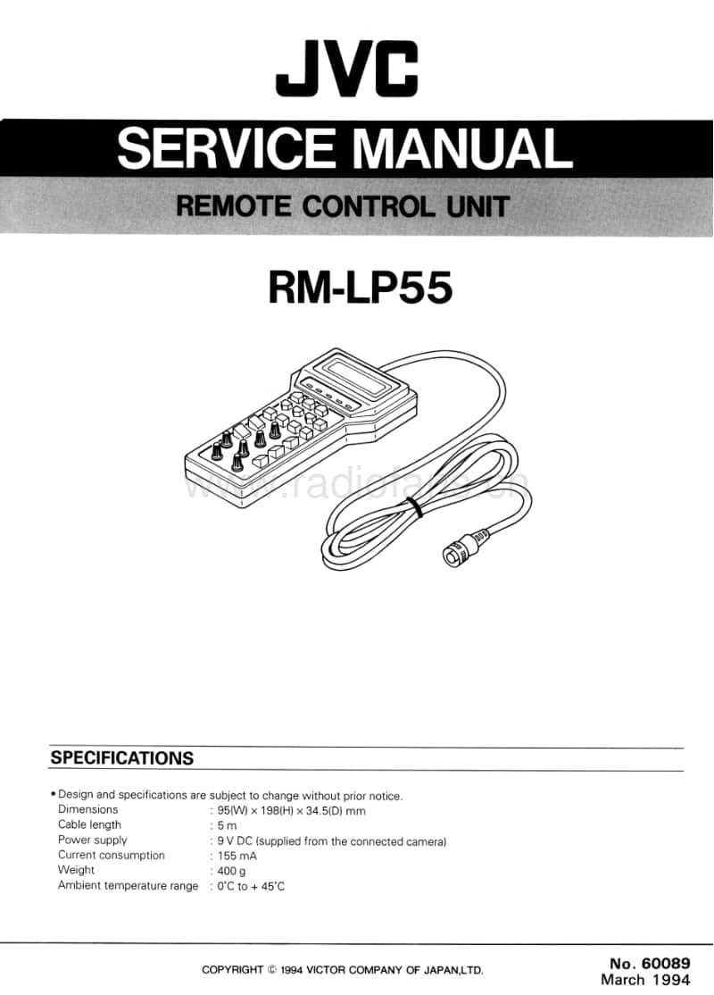Jvc-RMLP-55-Service-Manual电路原理图.pdf_第1页