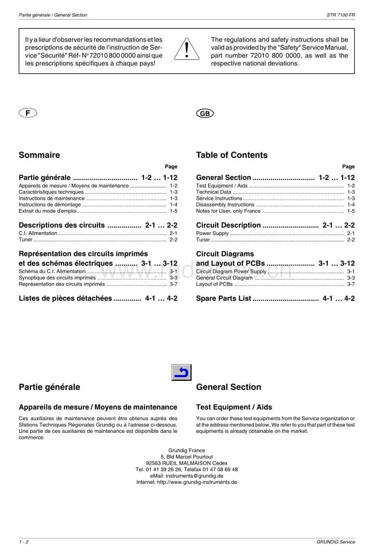 Grundig-STR-7100-FR-Service-Manual电路原理图.pdf_第2页