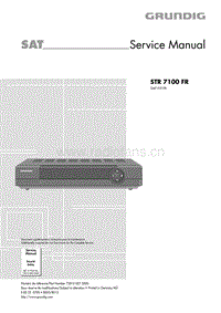 Grundig-STR-7100-FR-Service-Manual电路原理图.pdf