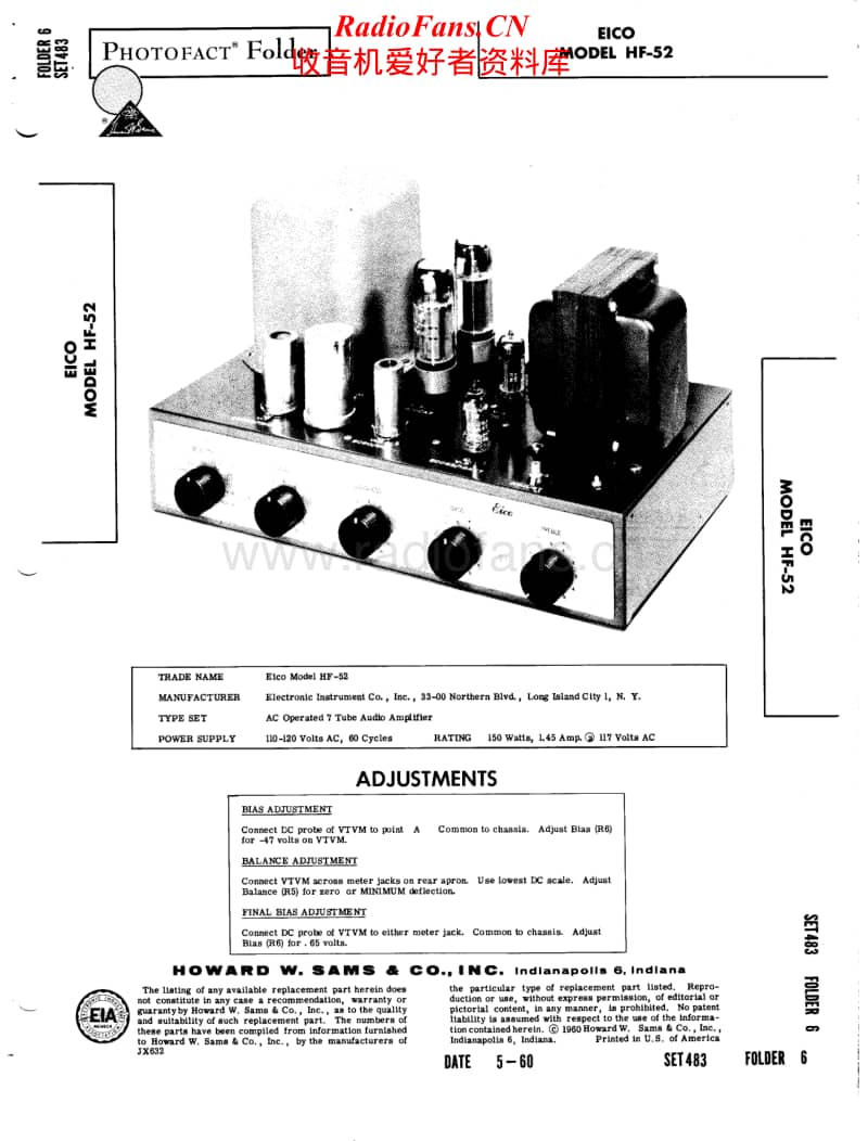 Eico-HF-52-Service-Manual电路原理图.pdf_第1页