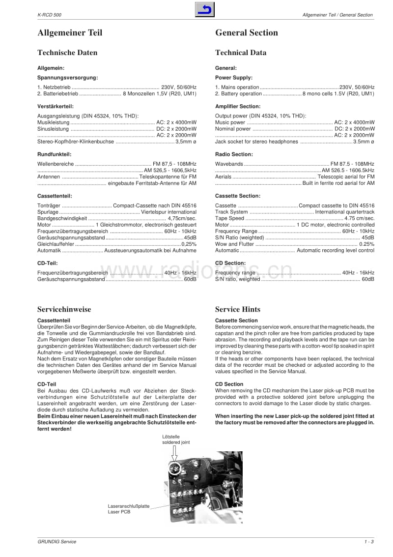 Grundig-KRCD-500-Service-Manual电路原理图.pdf_第3页