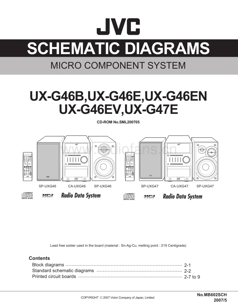 Jvc-UXG-46-Service-Manual电路原理图.pdf_第1页