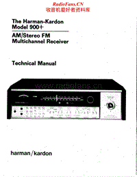 Harman-Kardon-900-Service-Manual电路原理图.pdf