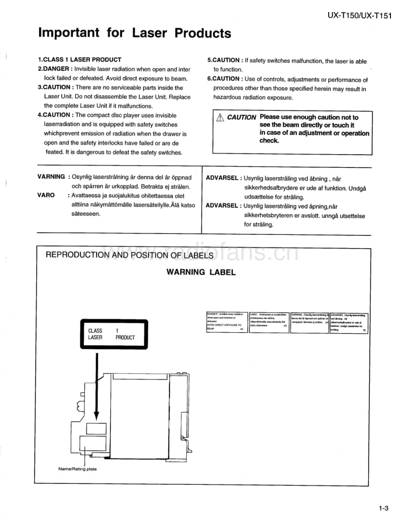 Jvc-UXT-151-Service-Manual电路原理图.pdf_第3页
