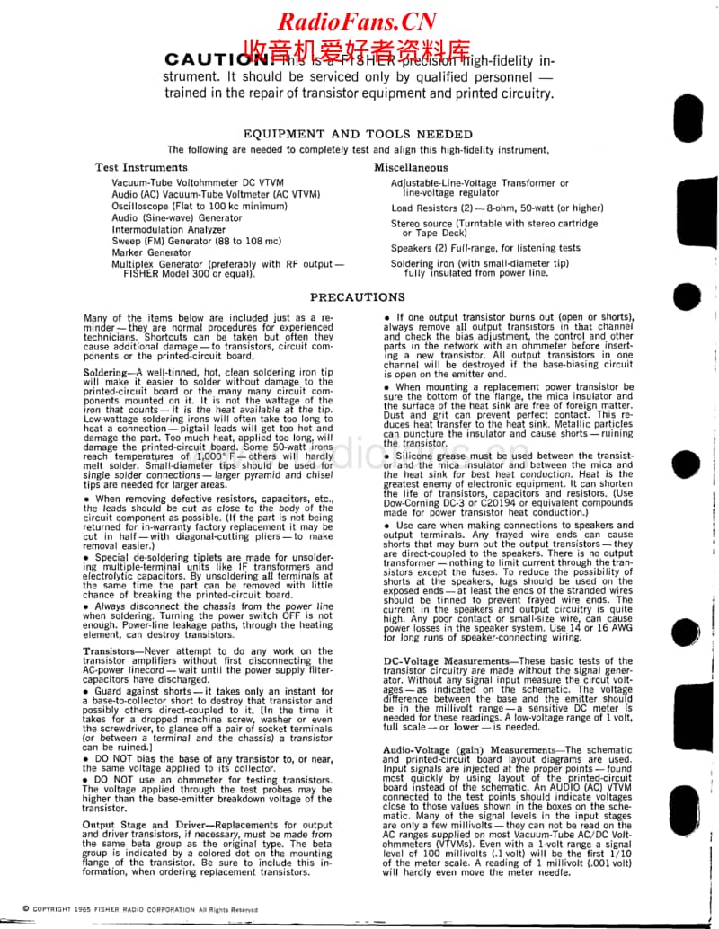 Fisher-AMBASSADOR-7-A-690-Service-Manual电路原理图.pdf_第2页