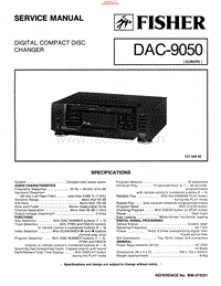 Fisher-DAC-9050-Schematic电路原理图.pdf