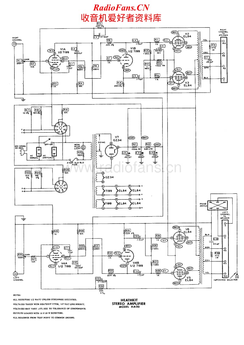 Heathkit-AA-30-Schematic电路原理图.pdf_第1页