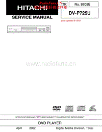 Hitachi-DVP-725-U-Service-Manual电路原理图.pdf