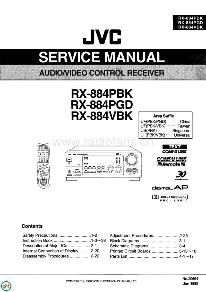 Jvc-RX-884-PBK-Service-Manual电路原理图.pdf_第1页