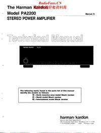 Harman-Kardon-PA-2200-Service-Manual电路原理图.pdf
